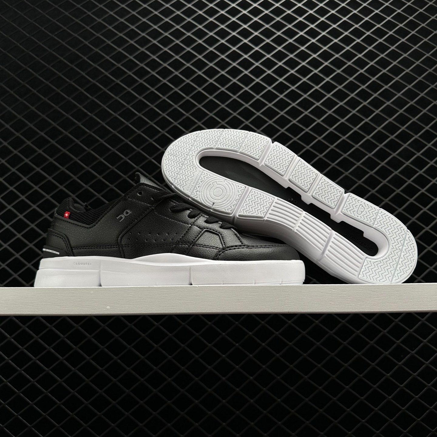 On Running Clubhouse x The Roger 'Black White' - Sleek and Stylish Athletic Shoes