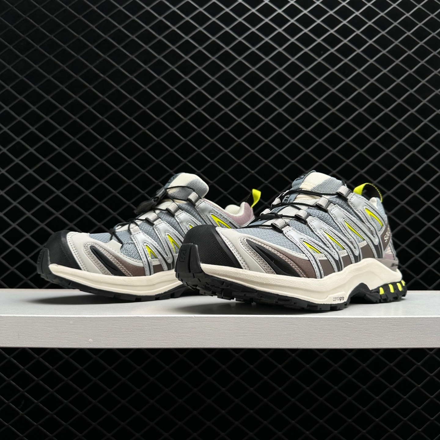 Salomon XA Pro 3D Quarry Lime Punch | L41232200 - Durable Trail Running Shoe
