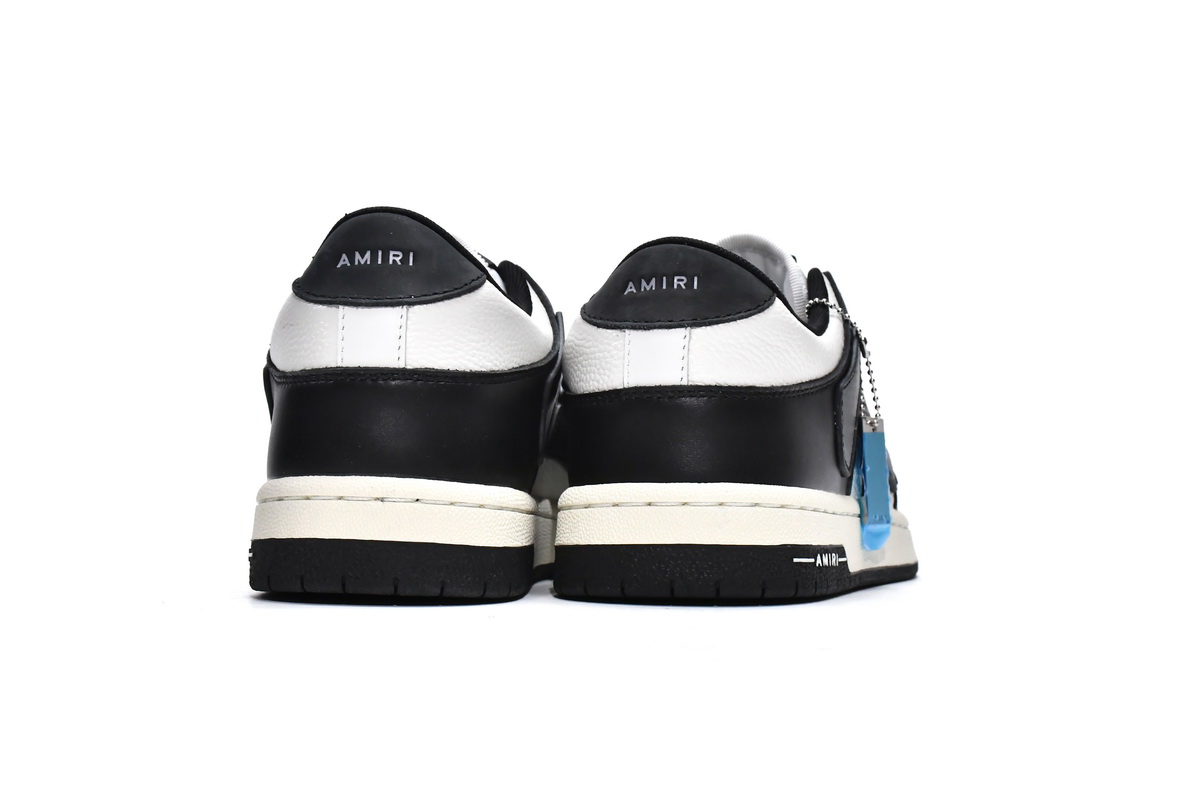 Amiri Skel Top Low 'Black White': Sleek and Stylish Sneakers for Men