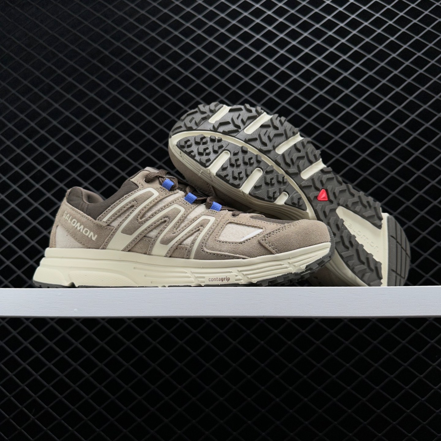 Salomon X-Mission 4 Winter Adventures Men's Vintage Khaki Grey Sneakers