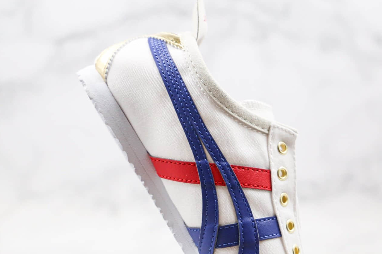 Onitsuka Tiger Mexico 66 Blue Red Gold Sneakers | D507L-0152
