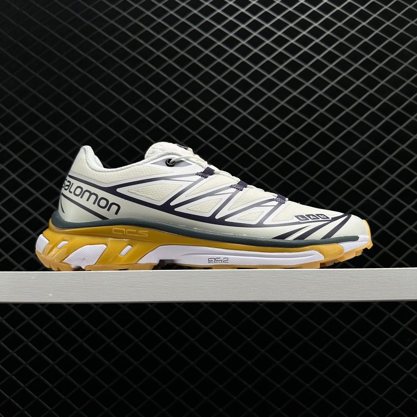 Salomon XT-6 Advanced Vanilla Ice Rainy Day Vibrant Orange - High-Performance Trail Running Shoes