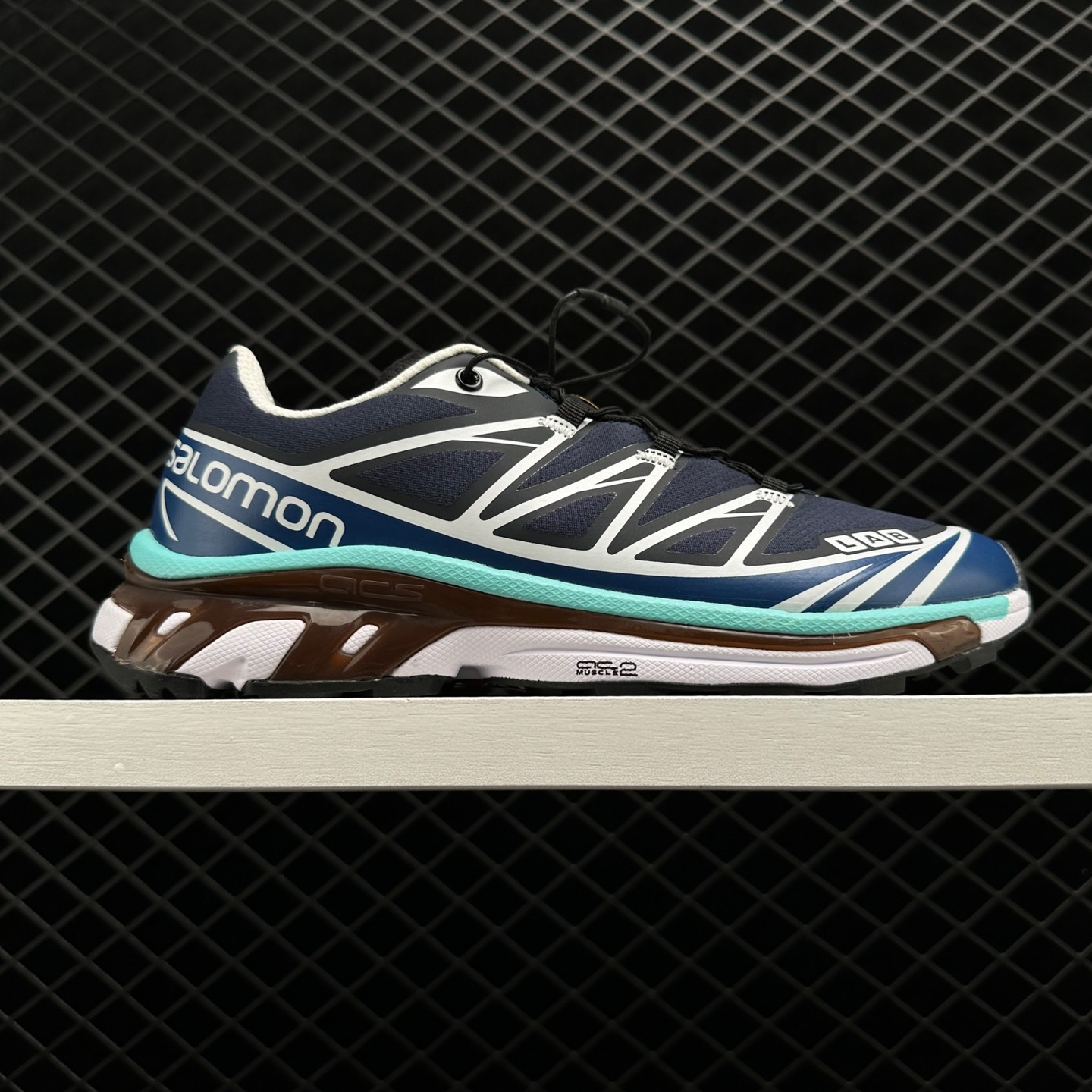 Salomon XT-6 'Ebony Vanilla Ice Atlantis' L41263700 - Premium Trail Running Shoes