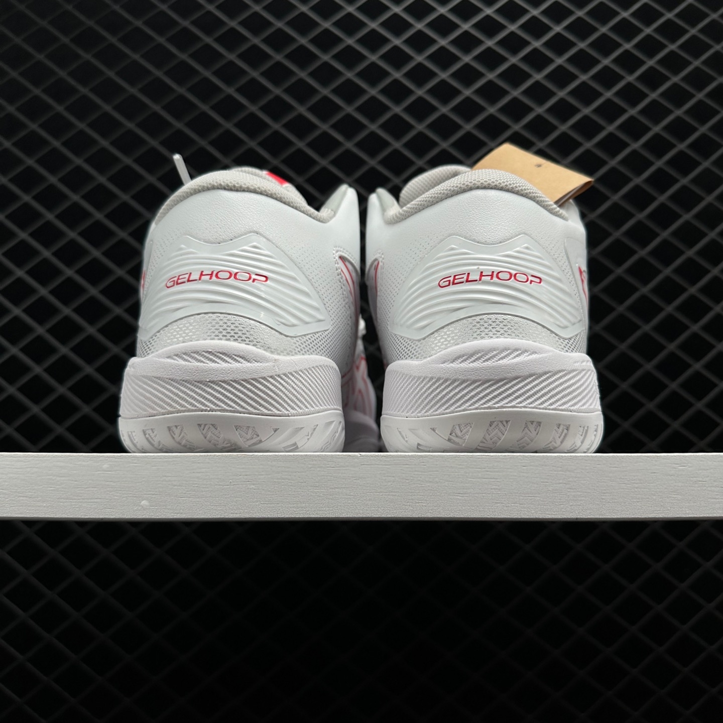 Asics Gel-Hoop V15 Basketball Shoes - White Red | Top Performance Footwear
