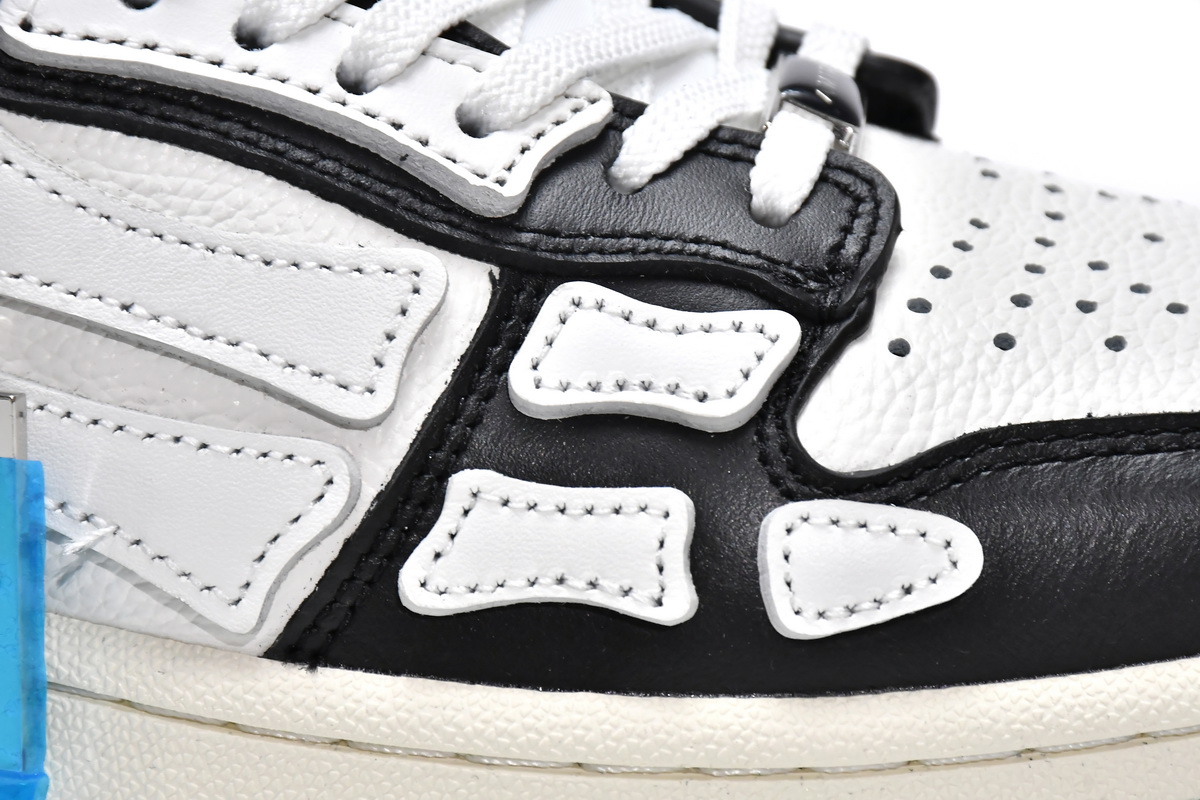 Amiri Skel Top Low 'Black White' MFS003-004 - Sleek and Stylish Footwear for a Trendy Look