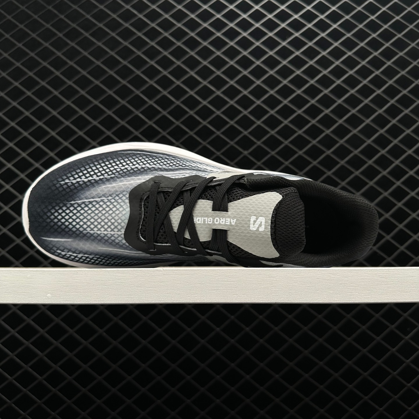 Salomon Aero Glide Running Shoes: Black Alloy Coral Gold | Lightweight & Stylish
