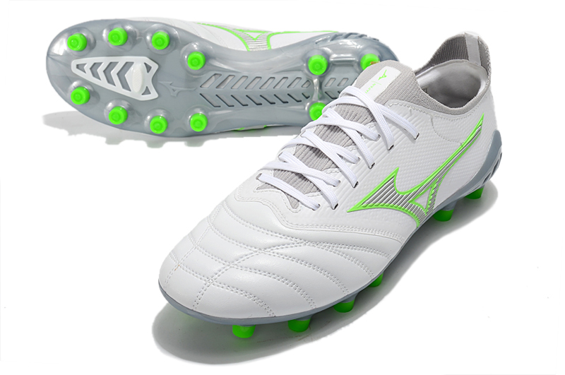 Mizuno Morelia Neo III Japan White Green Football Boots