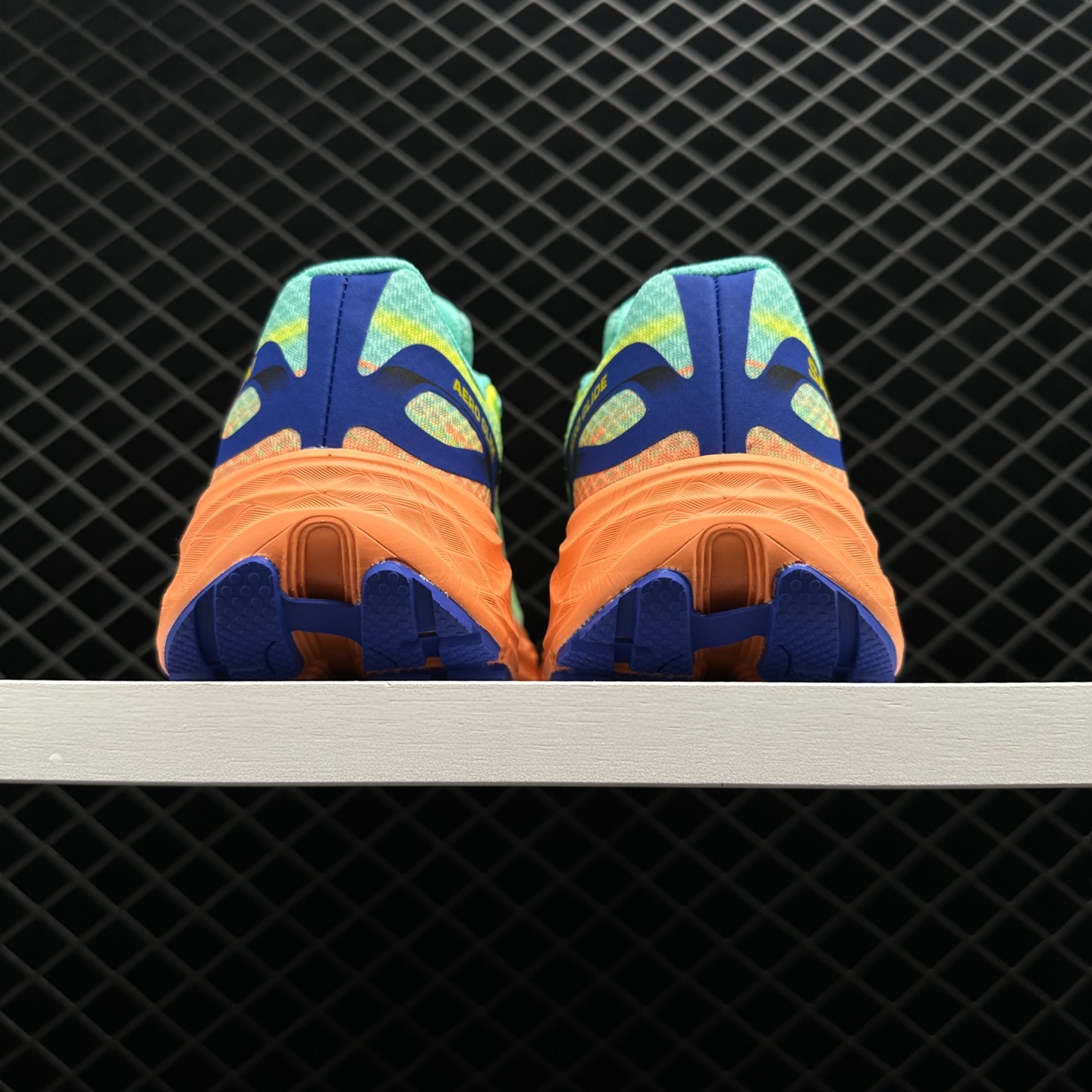 Salomon Aero Glide Running Shoes - Green Orange | Lightweight & Dynamic