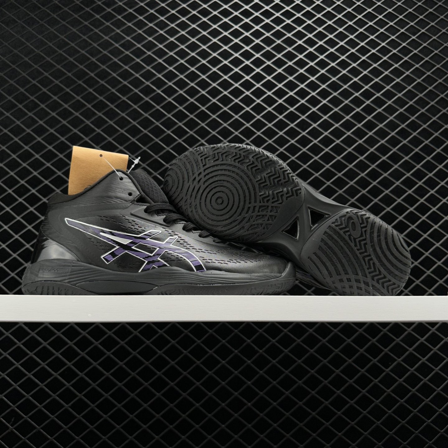 Asics GelHoop V14 Black Purple - Lightweight Basketball Shoes