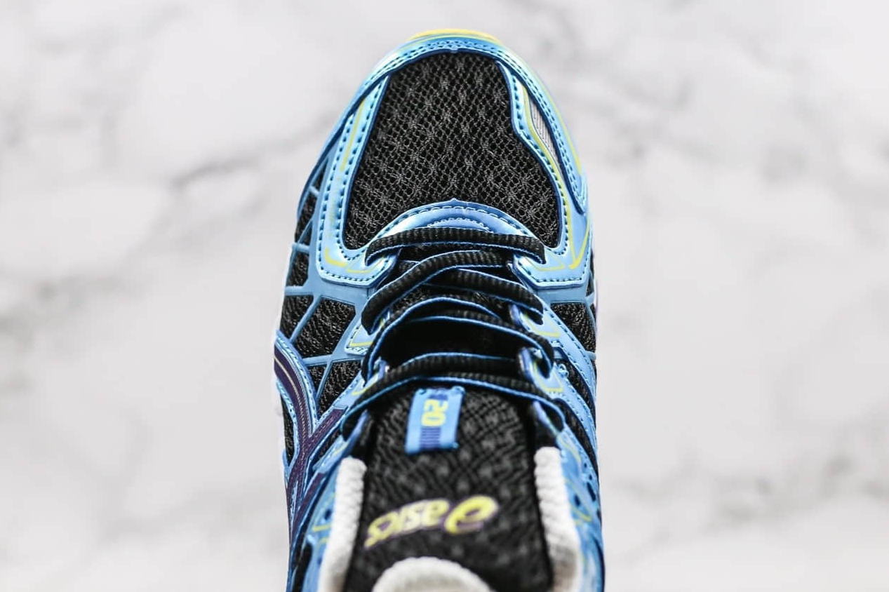 Asics Gel-Kayano 20 Black Blue Purple Running Shoes - Ultimate Support and Comfort!