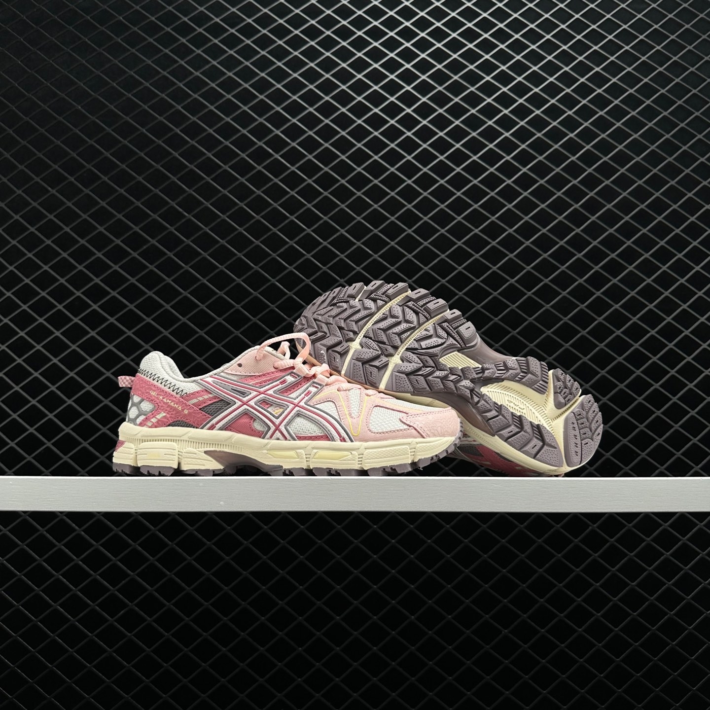Asics Gel-Kahana 8 'White Pink' 1012A978-103 - Stylish and Supportive Running Shoes