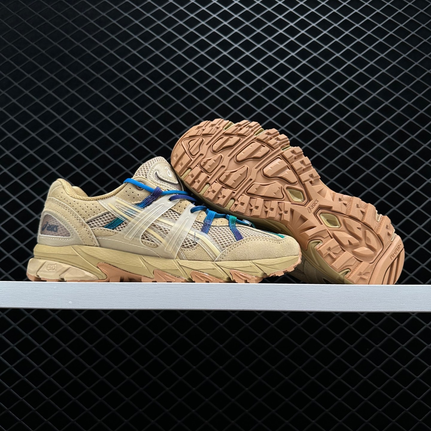 Asics Gel Sonoma 15-50 x A.P.C. Beige Blue 1203A226-200 - Trendy and Stylish Trail Running Shoes