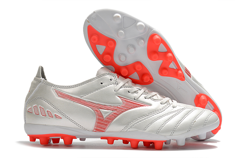 Mizuno Morelia Neo III Pro AG - White Pink | High Performance Football Boots