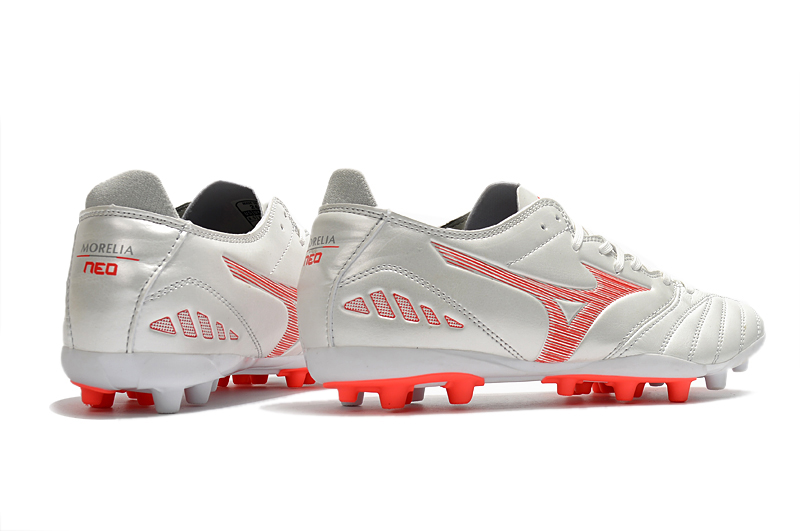 Mizuno Morelia Neo III Pro AG - White Pink | High Performance Football Boots