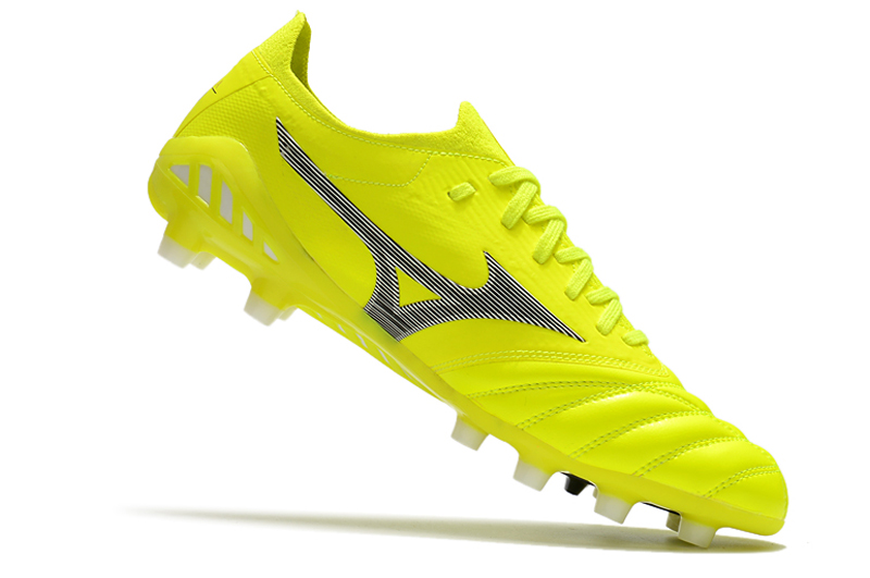 Mizuno Morelia Neo III Beta Japan Fg - Safety Yellow Black | Top-quality football boots for ultimate performance