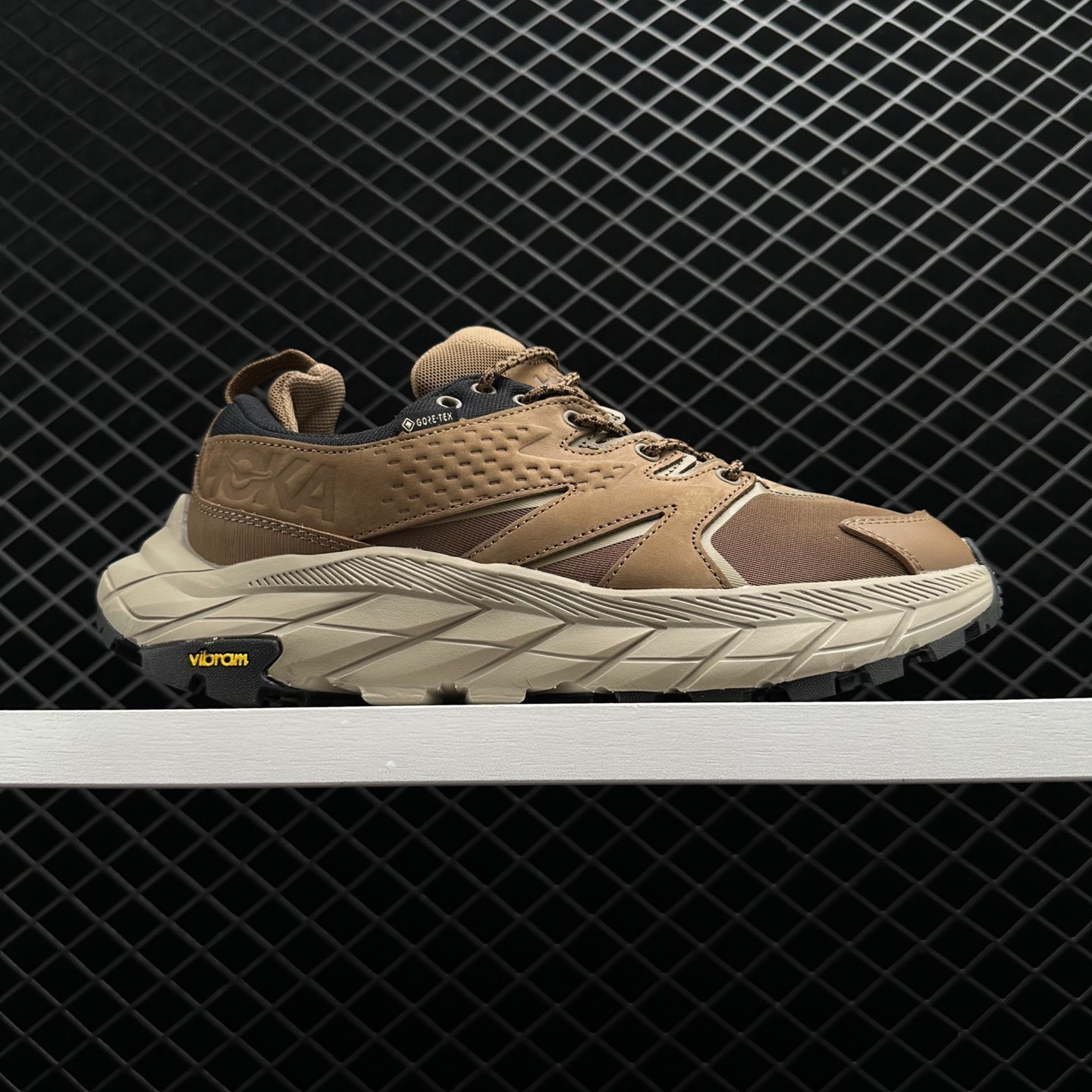 Hoka One One Anacapa Low GTX Dune Oxford Tan Shoes | Premium Outdoor Footwear